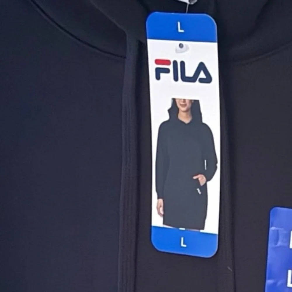 NWT FILA black hoodie L - Picture 4 of 10